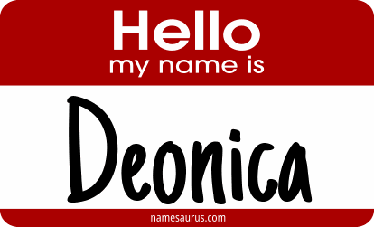 Hello my name is Deonica png download