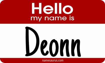 Hello my name is Deonn png download