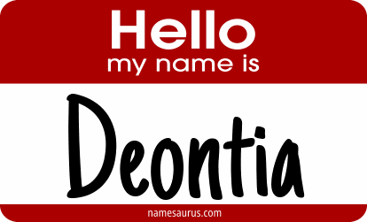 Hello my name is Deontia png download