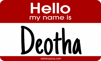 Hello my name is Deotha png download