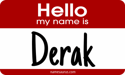 Hello my name is Derak png download