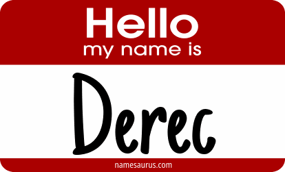 Hello my name is Derec png download