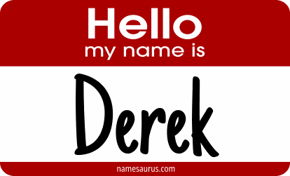 Hello my name is Derek png download