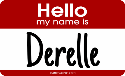Hello my name is Derelle png download