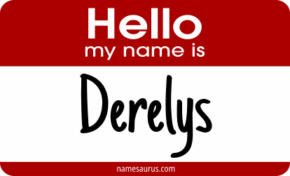 Hello my name is Derelys png download