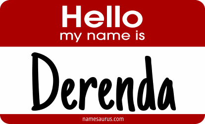 Hello my name is Derenda png download