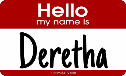 Hello my name is Deretha png download