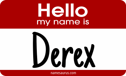 Hello my name is Derex png download