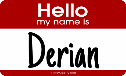 Hello my name is Derian png download