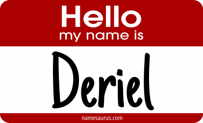 Hello my name is Deriel png download