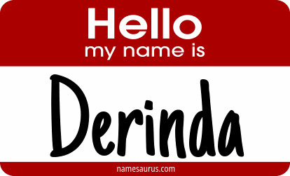 Hello my name is Derinda png download