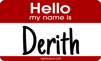 Hello my name is Derith png download