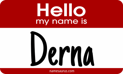 Hello my name is Derna png download