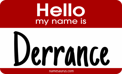 Hello my name is Derrance png download