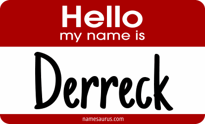 Hello my name is Derreck png download