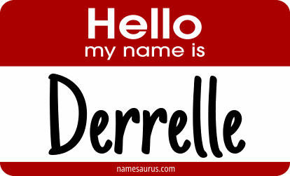Hello my name is Derrelle png download