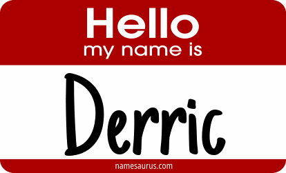 Hello my name is Derric png download