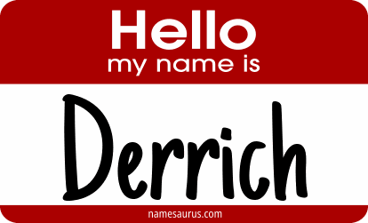 Hello my name is Derrich png download