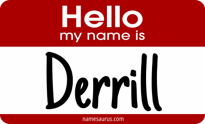 Hello my name is Derrill png download