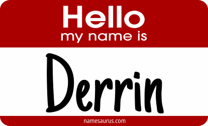 Hello my name is Derrin png download