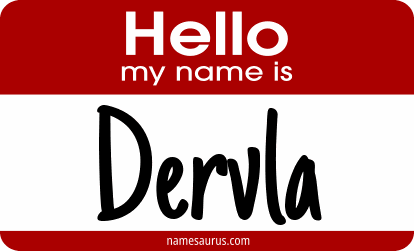 Hello my name is Dervla png download