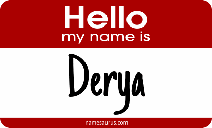 Hello my name is Derya png download