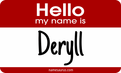 Hello my name is Deryll png download