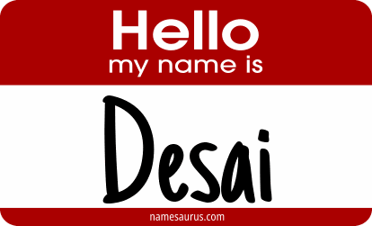 Hello my name is Desai png download