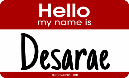 Hello my name is Desarae png download