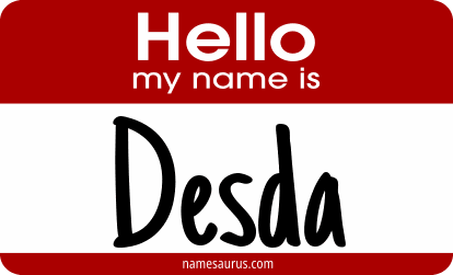 Hello my name is Desda png download