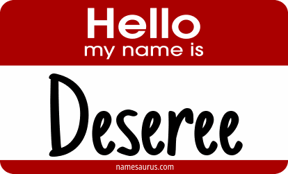 Hello my name is Deseree png download