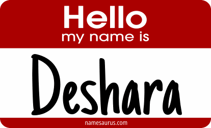 Hello my name is Deshara png download