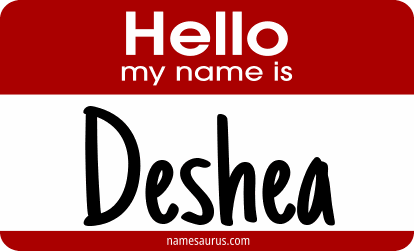 Hello my name is Deshea png download
