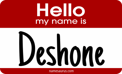 Hello my name is Deshone png download