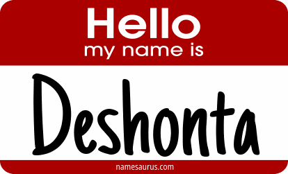 Hello my name is Deshonta png download