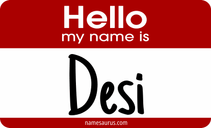 Hello my name is Desi png download