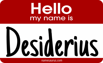 Hello my name is Desiderius png download