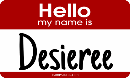 Hello my name is Desieree png download