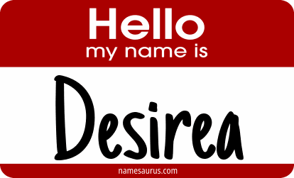 Hello my name is Desirea png download