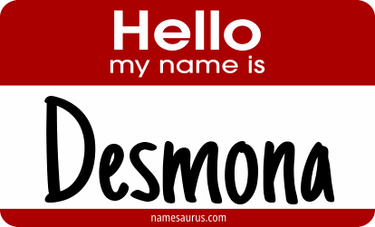 Hello my name is Desmona png download