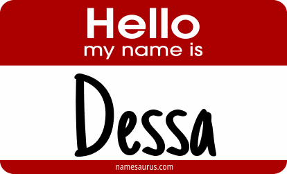 Hello my name is Dessa png download