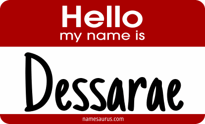 Hello my name is Dessarae png download