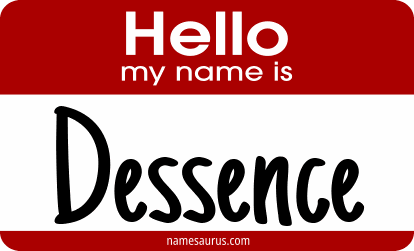 Hello my name is Dessence png download