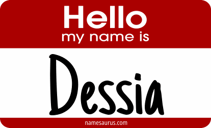 Hello my name is Dessia png download