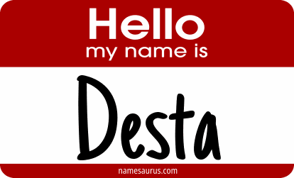 Hello my name is Desta png download