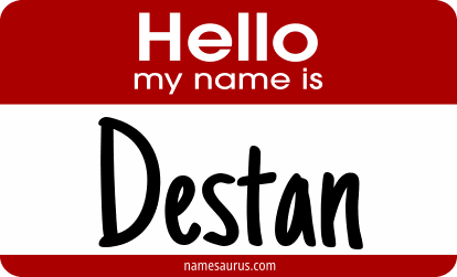 Hello my name is Destan png download