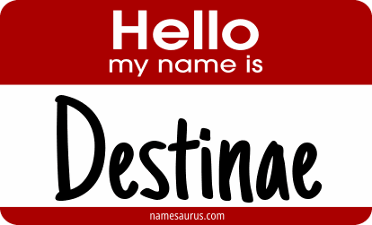 Hello my name is Destinae png download