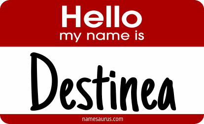 Hello my name is Destinea png download