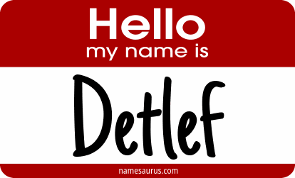 Hello my name is Detlef png download