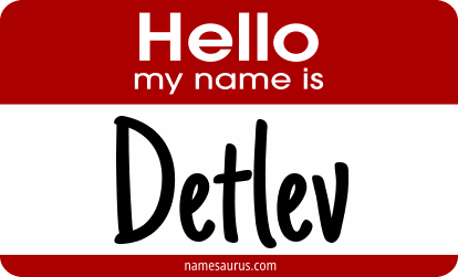 Hello my name is Detlev png download